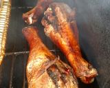 A picture of step 9 of Applewood Smoked wings and turkey legs.