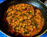 A picture of step 5 of Dal-Palak.