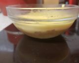 A picture of step 5 of My Banana Custard Cakes and fresh Cream. ❤.