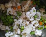 A picture of step 1 of Veg kolapuri.