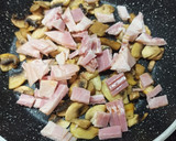 Foto del paso 2 de la receta: Macarrones sin gluten con bacon y champiñones