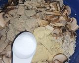 Foto langkah ke 3 dari resep Pepes Tahu Jamur.