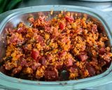 Une image de l'étape 9 de Salade de carottes et tomates aux raisins.