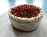 Foto langkah ke 12 dari resep Red Velvet Cake Original No Buttermilk.