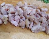 Foto langkah ke 3 dari resep Sup Krim Ayam Jamur.