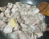 A picture of step 1 of White mutton 😋😋.