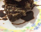 A picture of step 6 of Eggless Marble Cake.