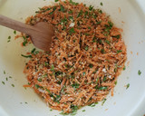 Foto del paso 2 de la receta: Tortitas de arroz y vegetales en freidora de aire