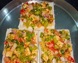 A picture of step 3 of Paneer Chilli Cheese Toast.
