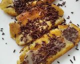 Foto langkah ke 4 dari resep Pisang Goreng Toping meses coklat.
