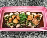 รูปขั้นตอนการทำที่ 4 ของ หมูต้มซีอิ้วราดซอส Chimichurri