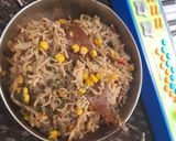 पालक कॉर्न पुलाव (Palak corn Pulao recipe in Hindi) रेसिपी चरण 5 फोटो