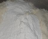 A picture of step 2 of Coconut burfi.