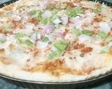 A picture of step 11 of Malai Boti Pizza.