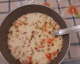 A picture of step 5 of Farali upma (Navratri special) for fasting.