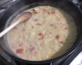 Une image de l'étape 9 de Tagliatelles au poulet tomates et sauce roquefort.