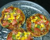 A picture of step 7 of Brinjal Pizza Discs.