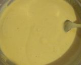 A picture of step 1 of Instant besan khaman.
