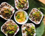 Hình bước làm 5 của món Bánh đúc nóng không vôi & hàn the!