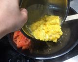 A picture of step 9 of Mashed potatoes (sided with tomato eggs) 🥔.