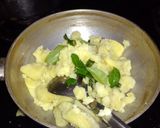 A picture of step 3 of Sago potato kachori.