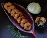 A picture of step 6 of Cabbage Vada.