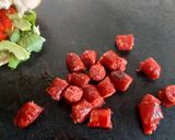 A picture of step 1 of My Pork & Tomato Sausages on Pitta Bread 😃.