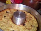 Torta de pan con queso y Uvas pasas