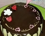 Foto langkah ke 7 dari resep Cheesecake with Chocolate Topping 😋.