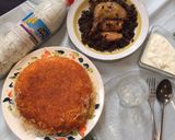 عکس مرحله 5 از دستور مرغ شكم پر