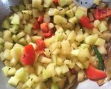 A picture of step 5 of Soya Papaya Curry.