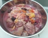 Gambar langkah 1 resipi Perut ikan sambal lada.