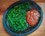 Foto langkah ke 4 dari resep Kangkung sambal brambang asem.