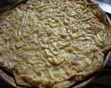 Foto del paso 5 de la receta: Tarta de cebolla, jamón y salsa de champiñones