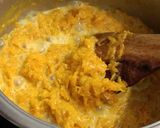 A picture of step 3 of Pumpkin halwa.
