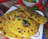 A picture of step 4 of MISSI ROTI (PUNJABI STYLE).
