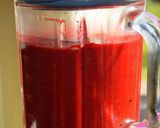 Une image de l'étape 2 de Gelée de poivron rouge et framboises.