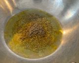 A picture of step 1 of Peas aloo subji.