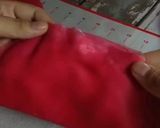 Gambar langkah 5 resipi Rose laici mille crepe cake.