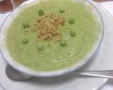 A picture of step 3 of Pea Soup with Shrimp.