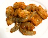 A picture of step 2 of Gongura Prawns (Andhra style Prawns Curry cooked with tangy Sorrel Leaves).