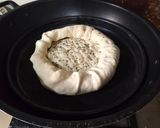 A picture of step 14 of Aloo kabab naan without oven serve with raita.