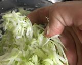 A picture of step 2 of Lauki ka halwa.