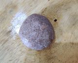 A picture of step 3 of Kuttu Kachori.