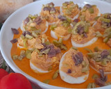 Foto del paso 5 de la receta: Huevos rellenos de porra (salmorejo)
