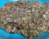 Foto del paso 2 de la receta: Mini albondiguitas de carne con berenjena y cebolla