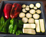 Foto del paso 1 de la receta: Tallarines con verdura asada