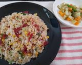 Foto langkah ke 2 dari resep Nasi goreng bacon.