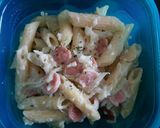 Foto langkah ke 7 dari resep Pasta penne saus carbonara.
