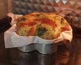 Foto langkah ke 3 dari resep Bingka Tapai / tape ketan hijau panggang.
